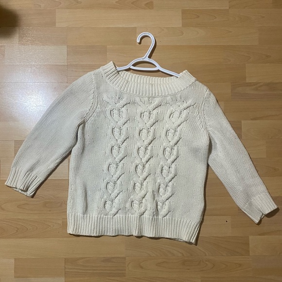 Talbot White Chunky Knit Sweatshirt | SIZE: M - Picture 1 of 3
